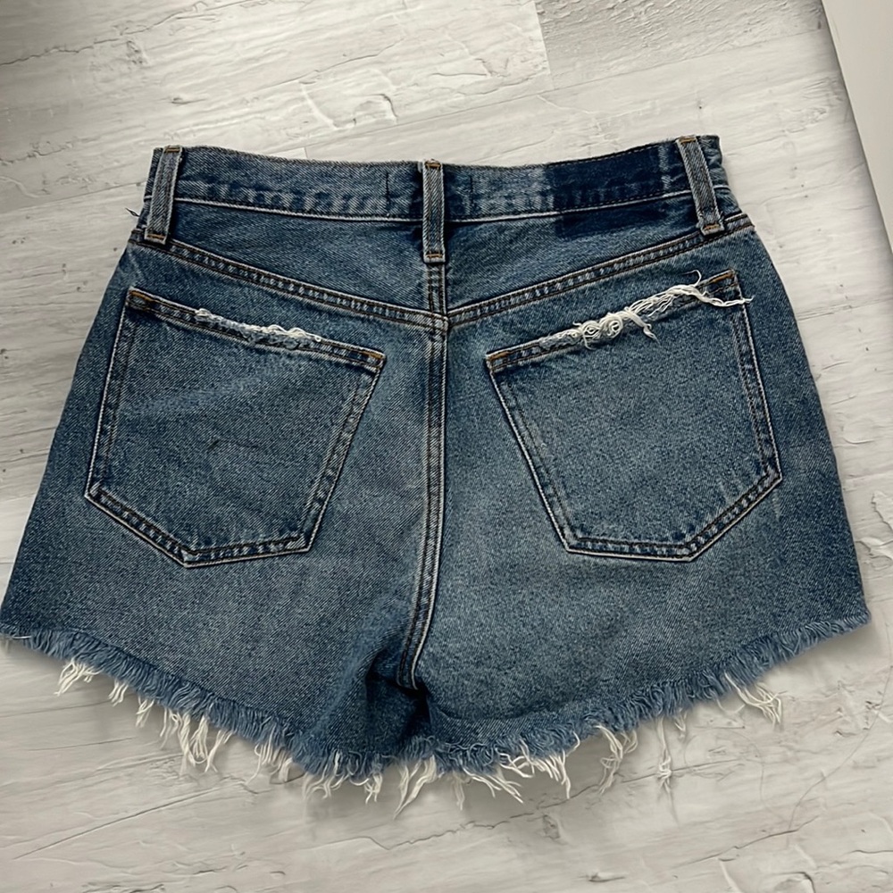Curve love low rise denim shorts